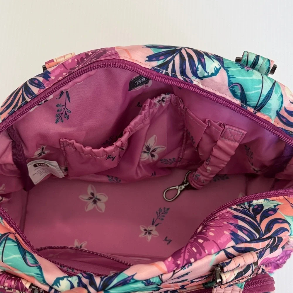 Lug Vibrant Floral Purse - Lug Quilted Convertible Carryall - Jumper
